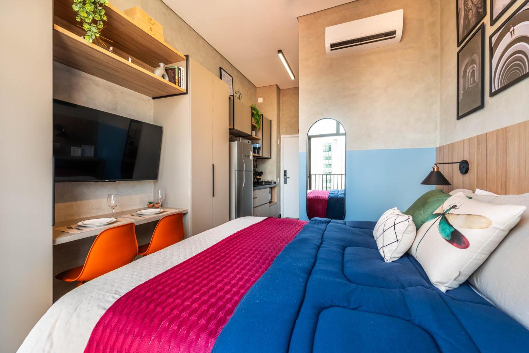 Apartamento Premium Brooklin Fast Wifi 1gb Novissimo Metro Consulado *